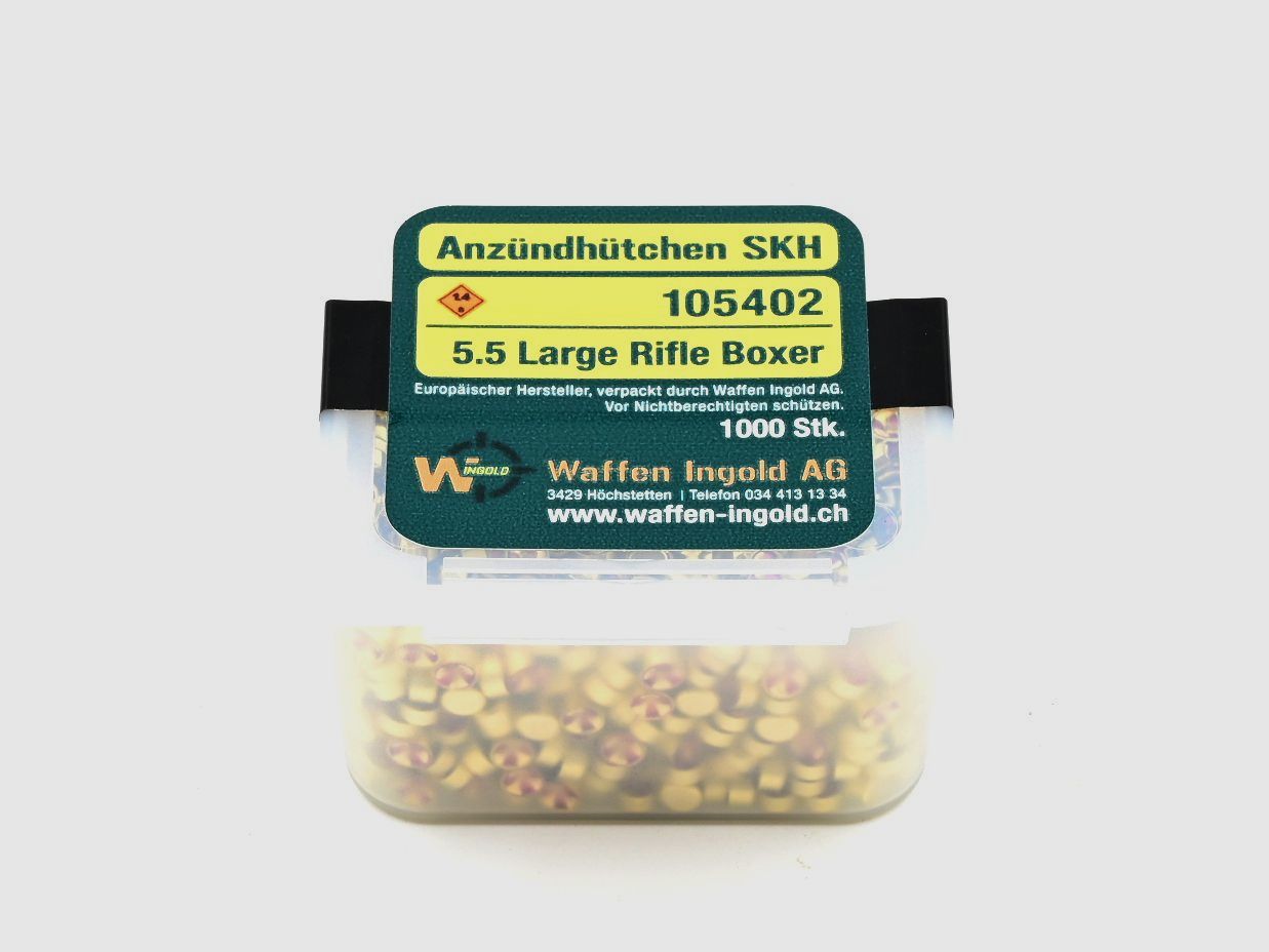 Zinco SKH Large Rifle Boxer, 5.5mm, 1.000 pz, Produttore europeo