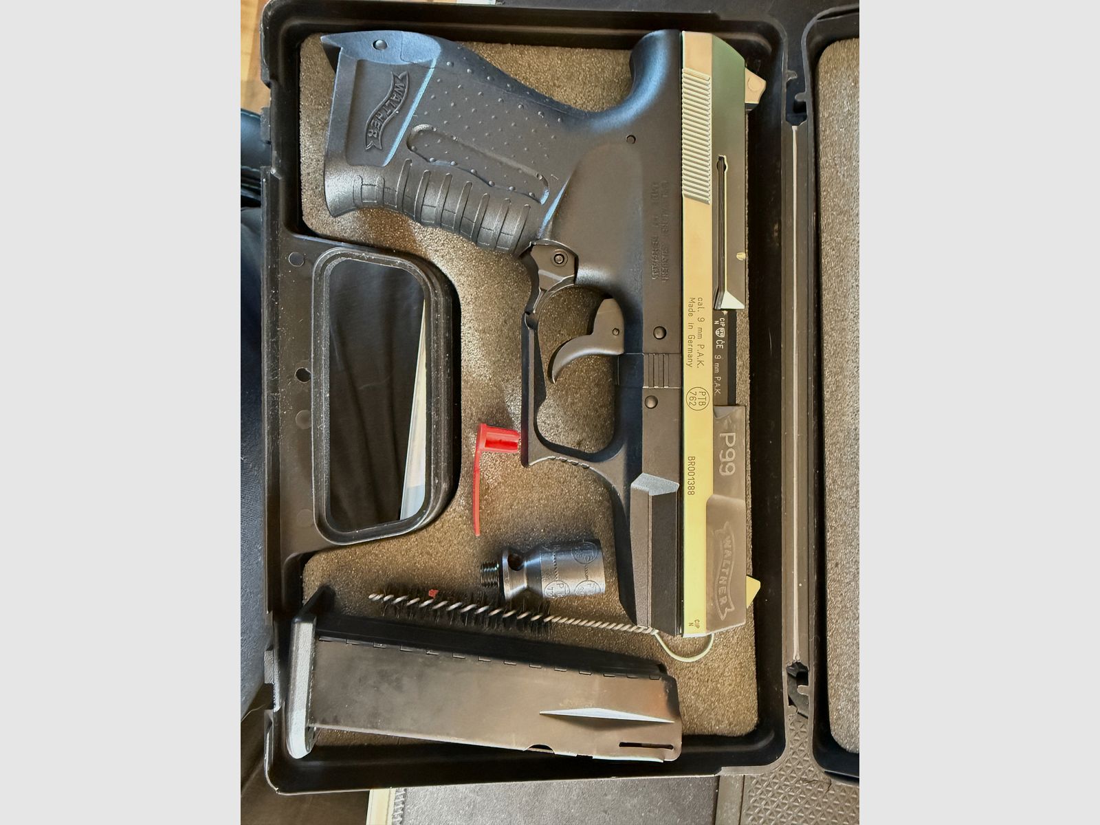 WALTHER P99 - 9MM P.A.K - SCHWARZ/NICKEL