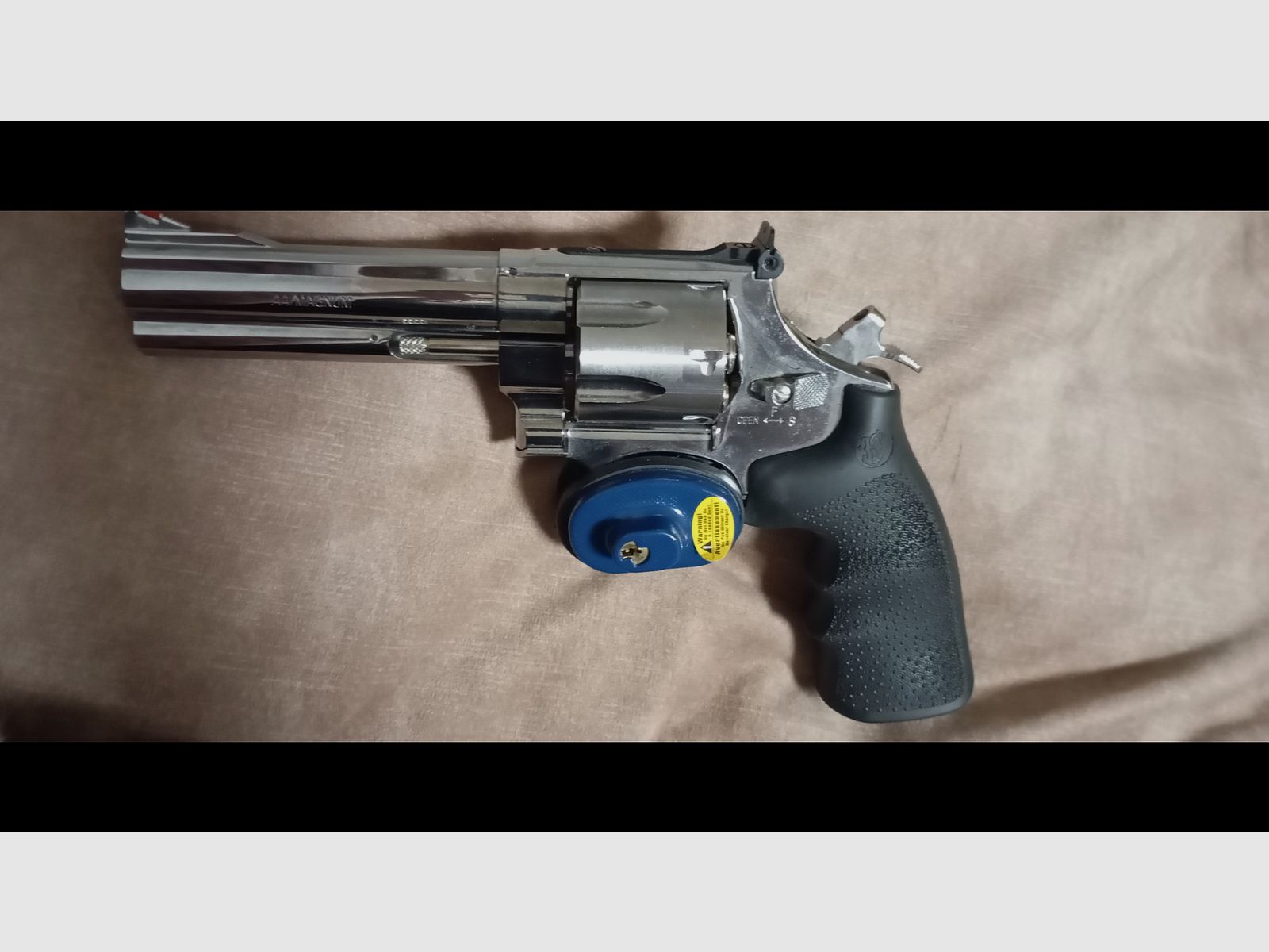 CO2 Revolver Smith & Wesson 629 Classic 5, 44.Magnum, 4.5 BB full chrome