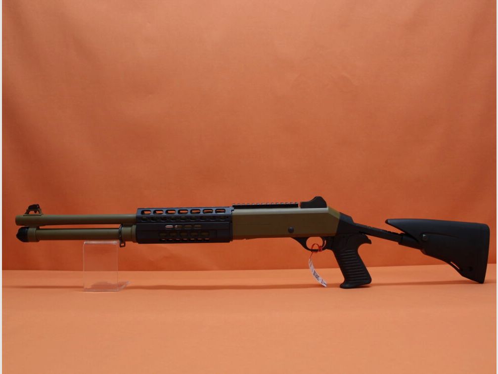 Benelli Ha.Flinte 12/76 Benelli M4 A1 TS MARRON 18,5" canon/ Multichoke/ crosse télescopique/ Picatinny (M4T-PRO)