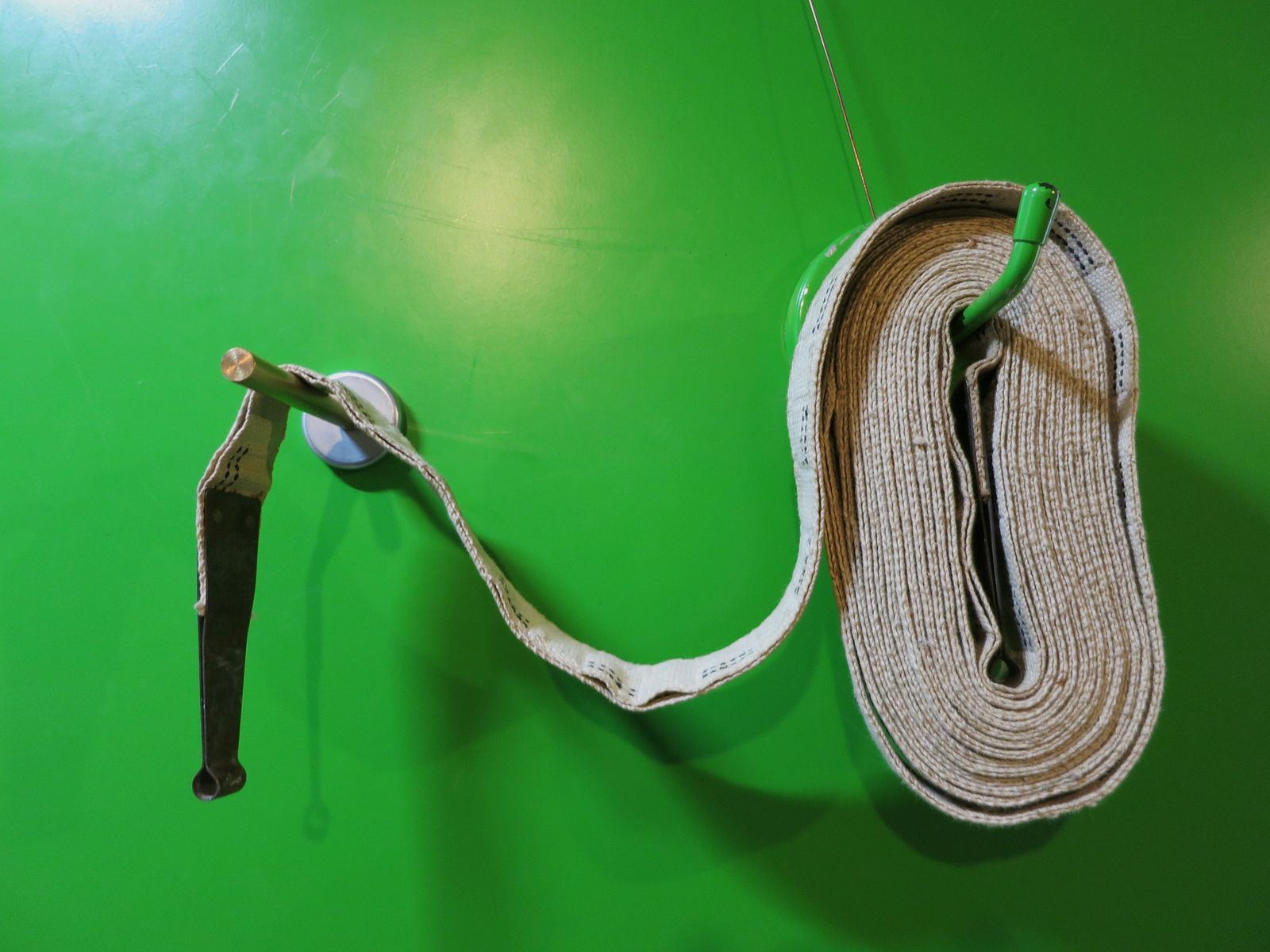 WW2 US Cal .30 Browning fabric belt, M1919 USGI, Stoffmunitionsgurt original G.C.M.