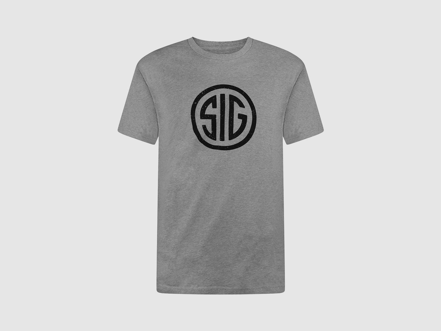 SIG SAUER T-Shirt Grijs Versleten SIG Merk