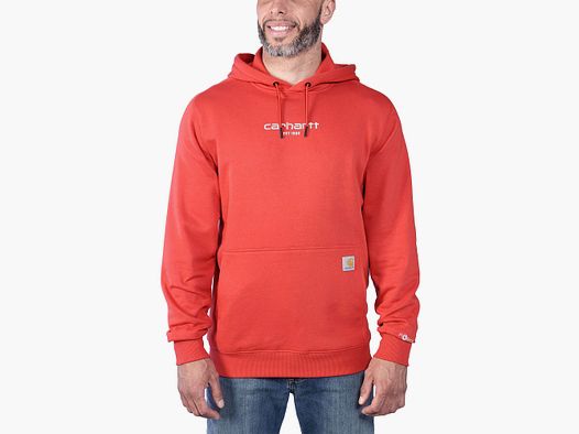 Carhartt Force Graphic Hoodie Men Red Kids XL
