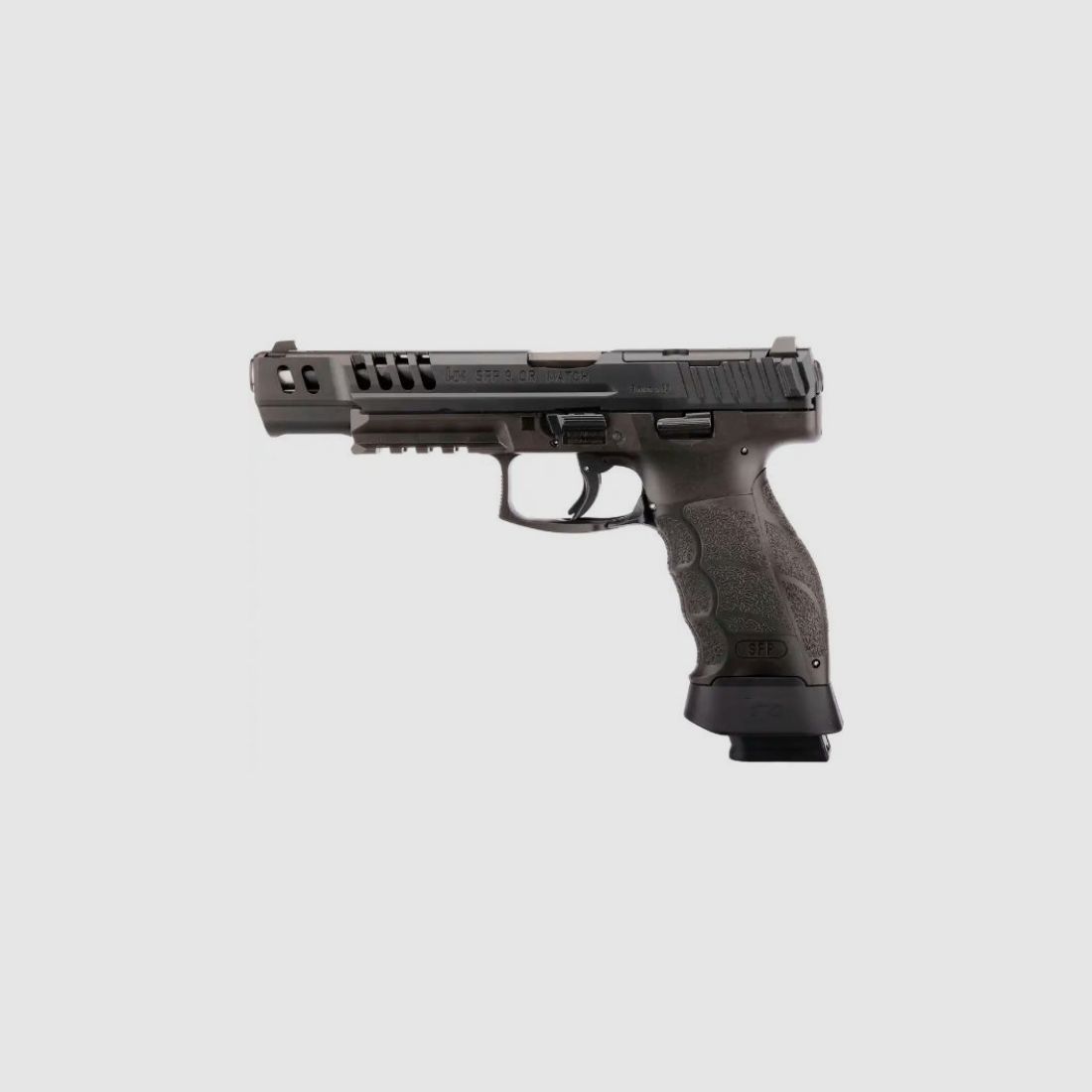 Heckler & Koch SFP9-OR Match pistol, caliber 9 mm Luger, paddle magazine release