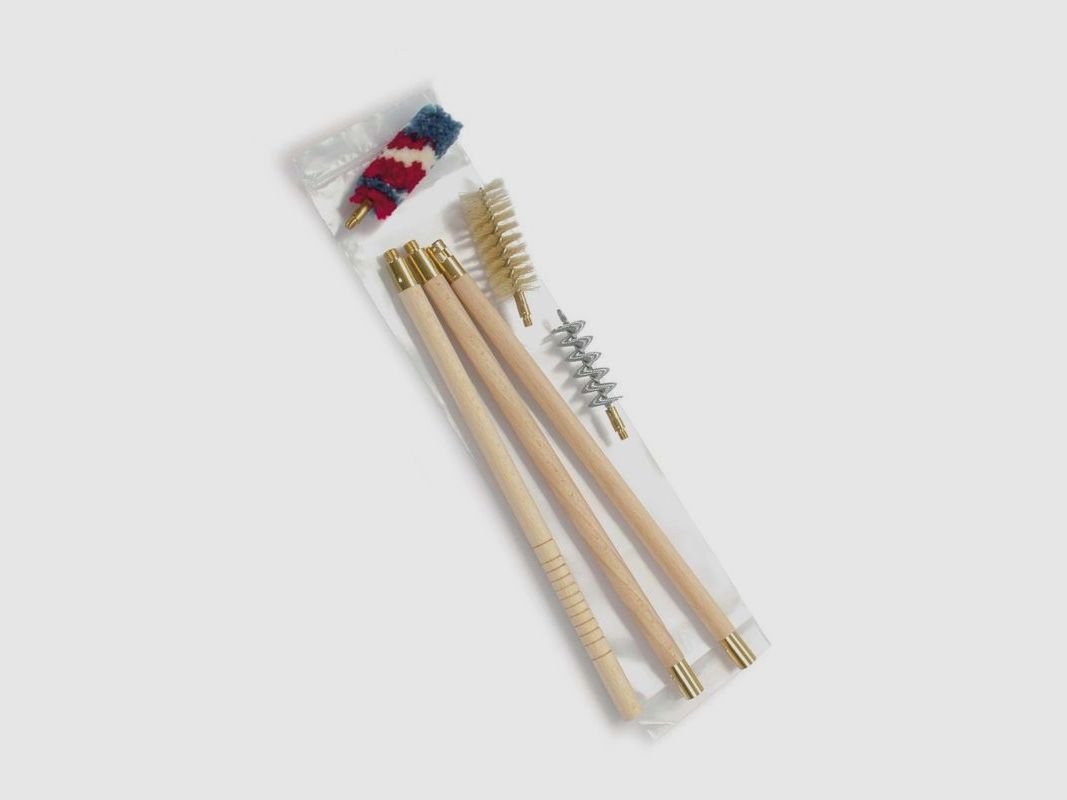 Kit de limpieza con varilla de haya 3 piezas – 3 cepillos