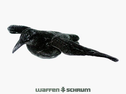 Vollkörper-Lockkrähe beflockt m. Flügeln
