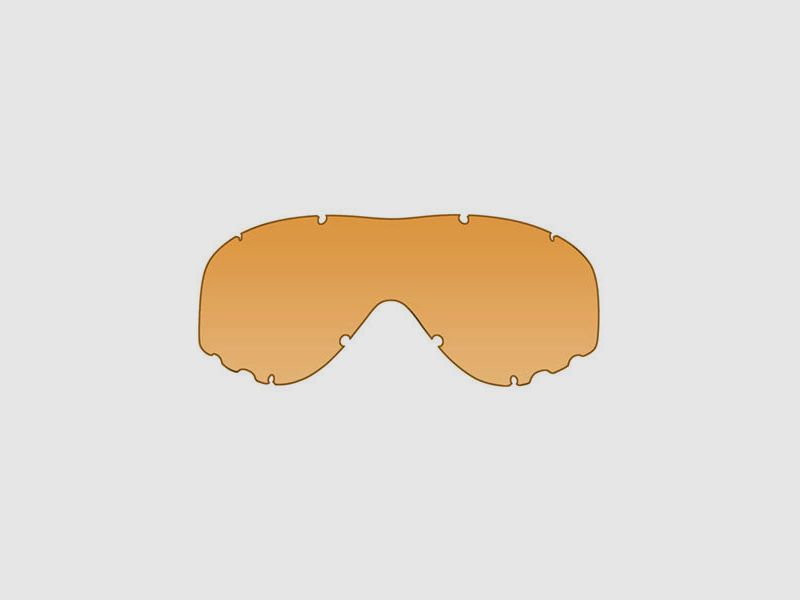 Goggles SPEAR, grau/klar/helles orange, Bild 4 von 6