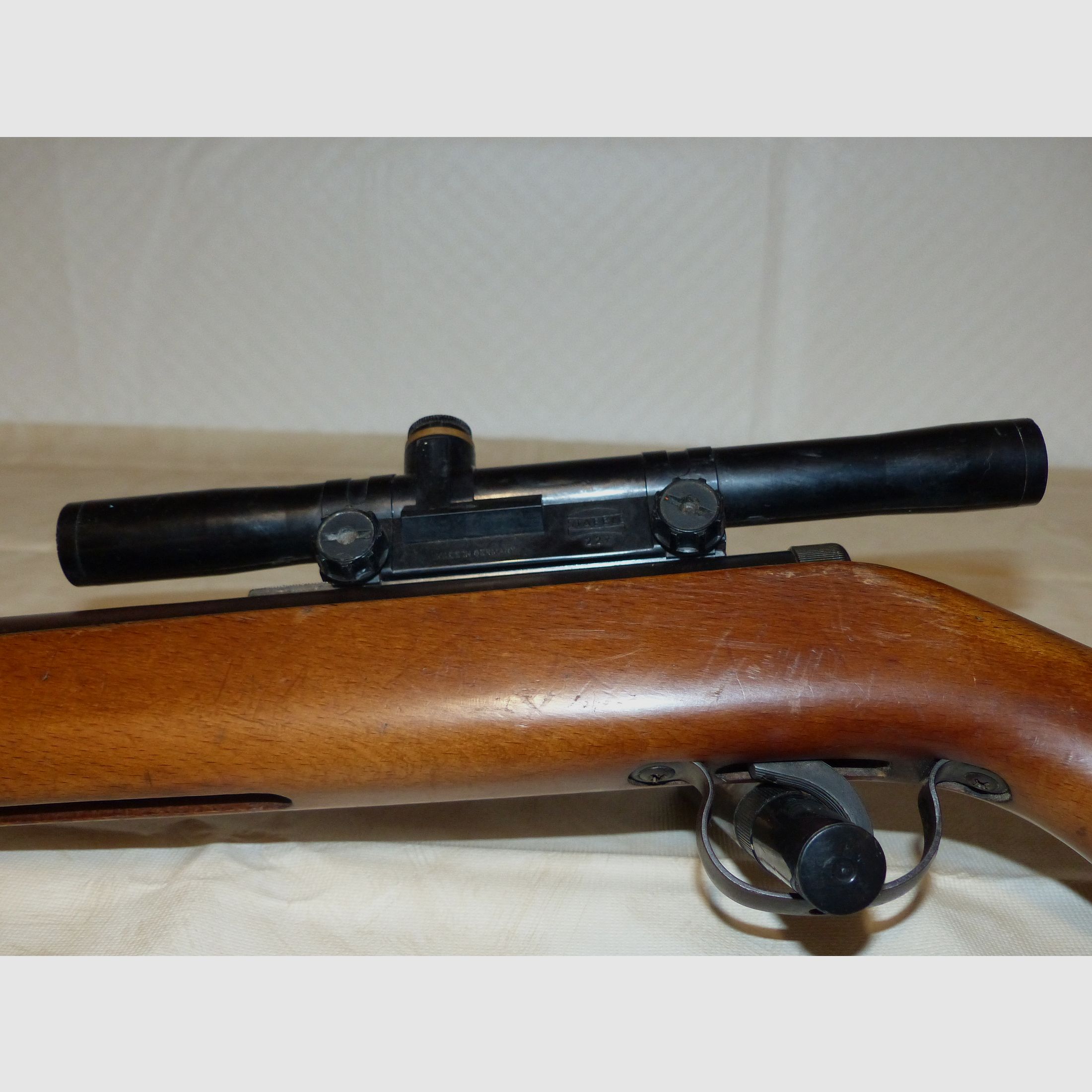 Druckluftgewehr Luftgewehr Diana Mod. 27 oh. F, mit Zielfernrohr Stable 2,2-fach Fadenkreuz 1970 vintage