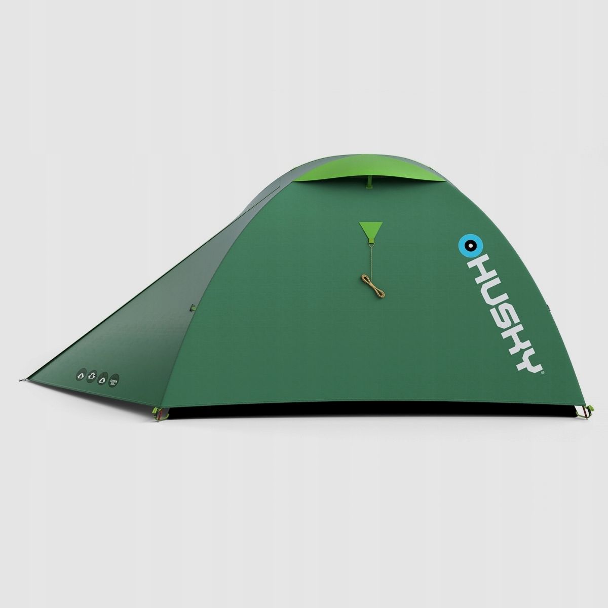 Husky Bizam 2 Plus green two-person trekking tent, image 4 of 6