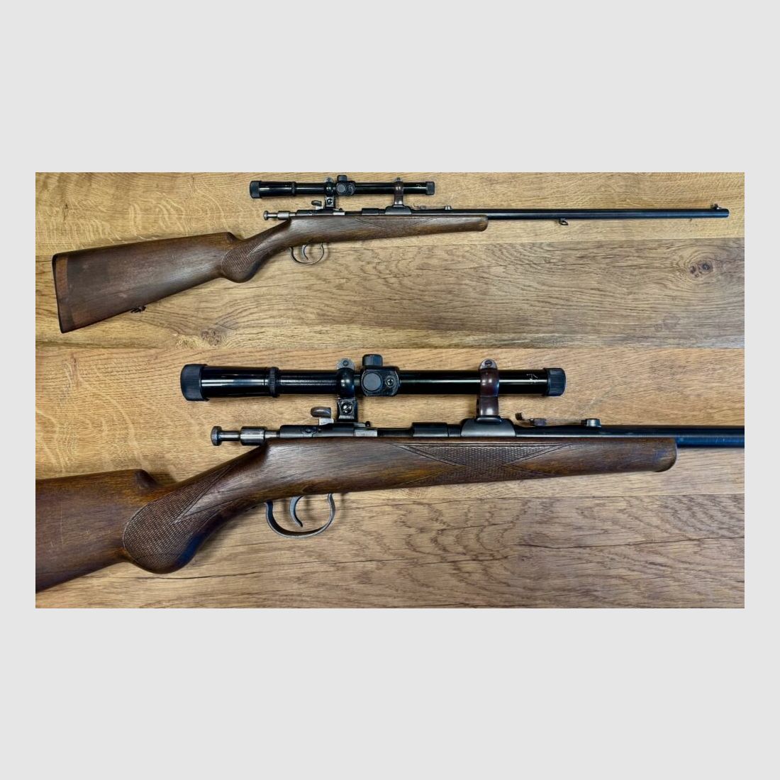 Anschütz .22 LR con telescopio