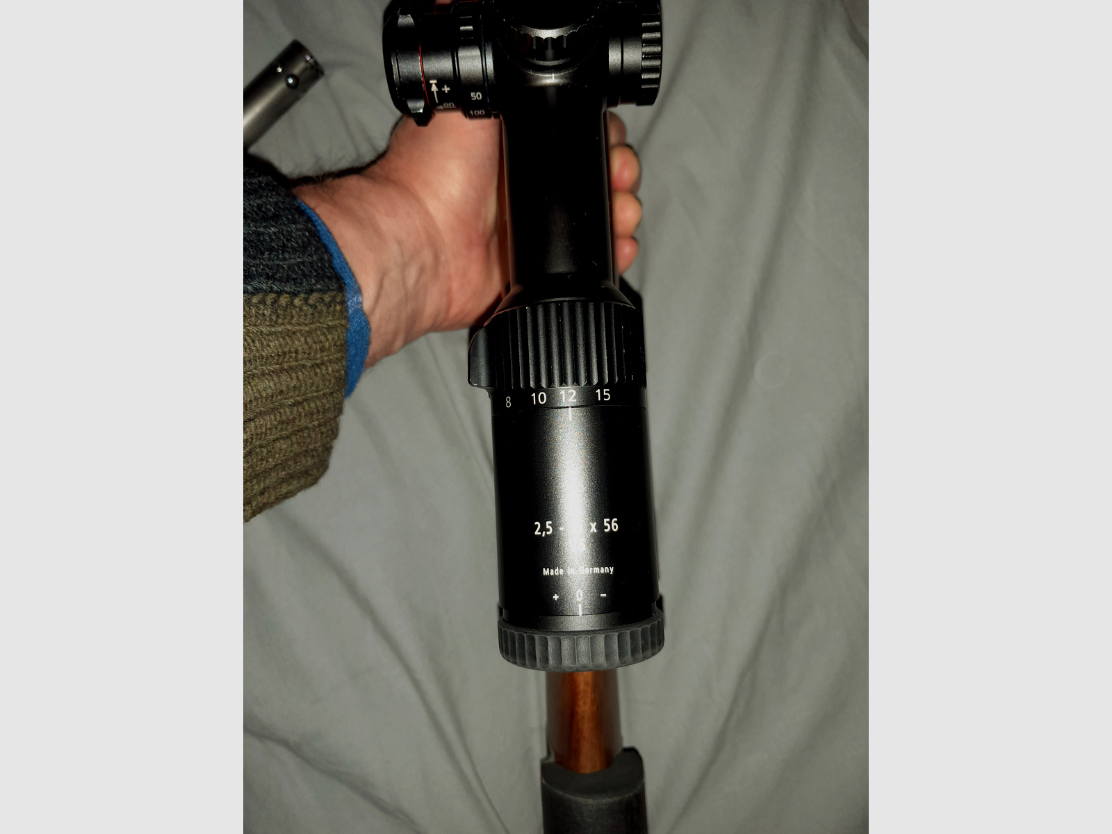 Heym SR 30, 6.5x55, Noblex scope 2.5-15x56, barrel thread M14x1