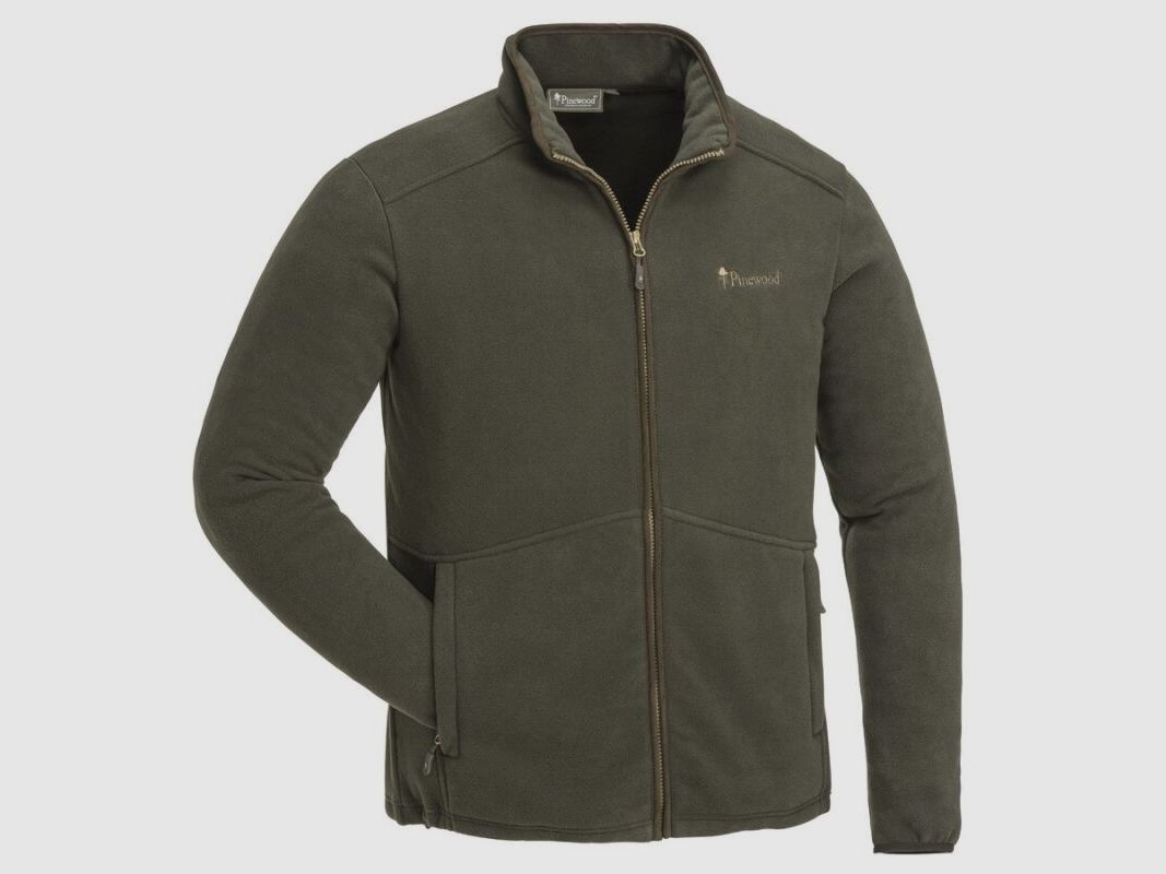 Pinewood Herren Fleecejacke Nydala H.Brown/Suede Brown
