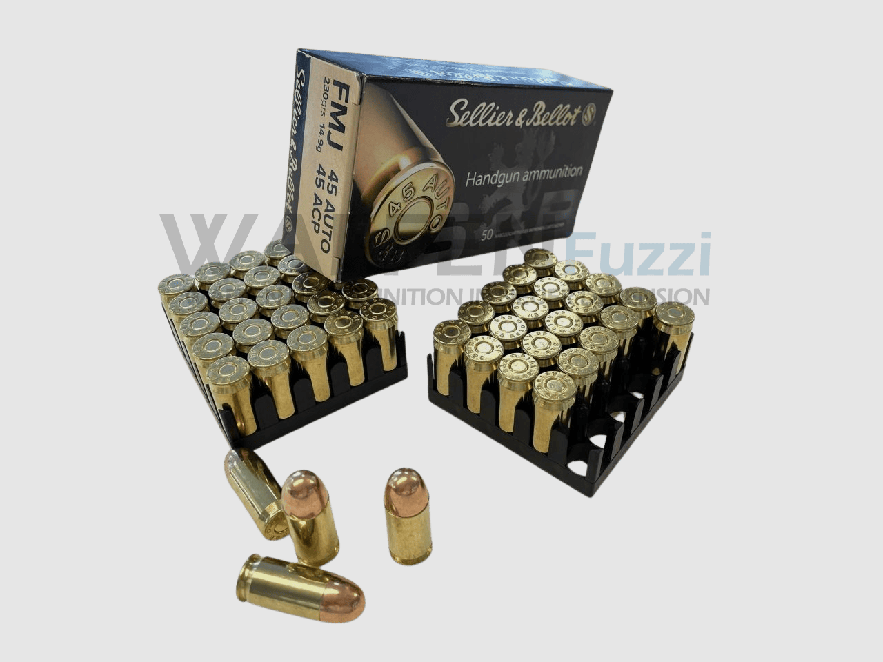 S&B .45ACP 230gr FMJ 50 coups