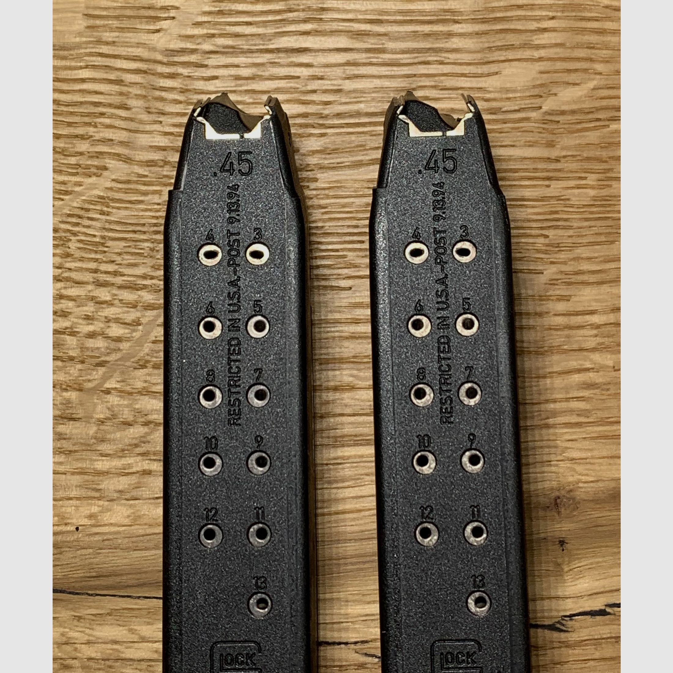 Glock Magazine Calibre .45 Auto para Glock 21, 21c y 41 modelos