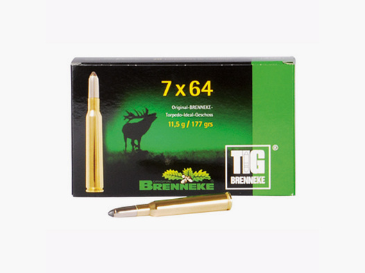 Brenneke 7x64 177GR TIG 20 cartridges