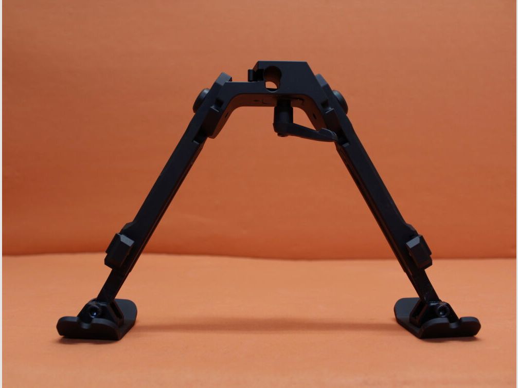 Fortmeier Fortmeier Zweibein H184 3-P 06:00 Höhe ca. 184 - 235mm Alu schwarz mit Rastenverstellung und Kufen