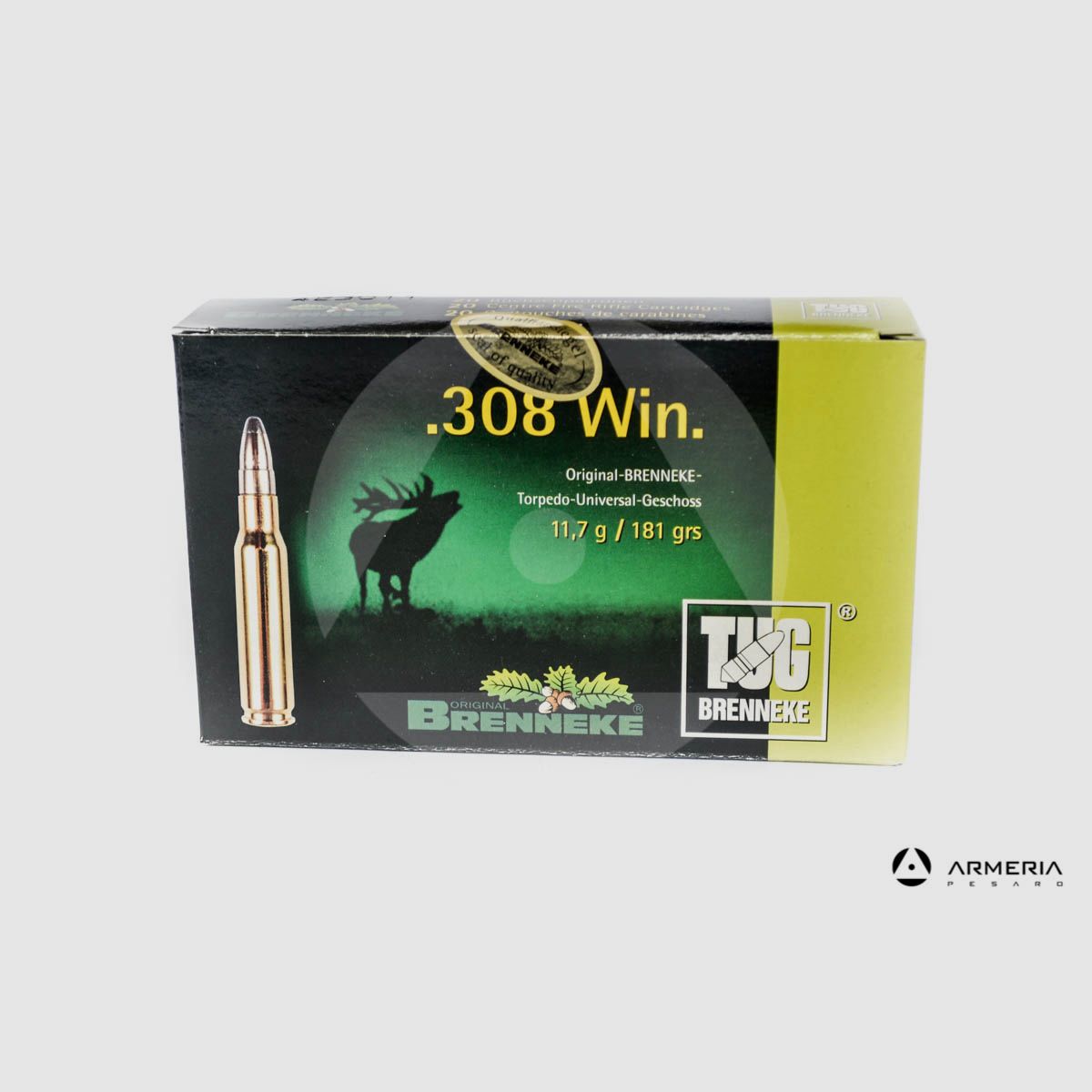 Brenneke TUG caliber .308 Win 181 grains – 20 cartridges, image 1 of 2