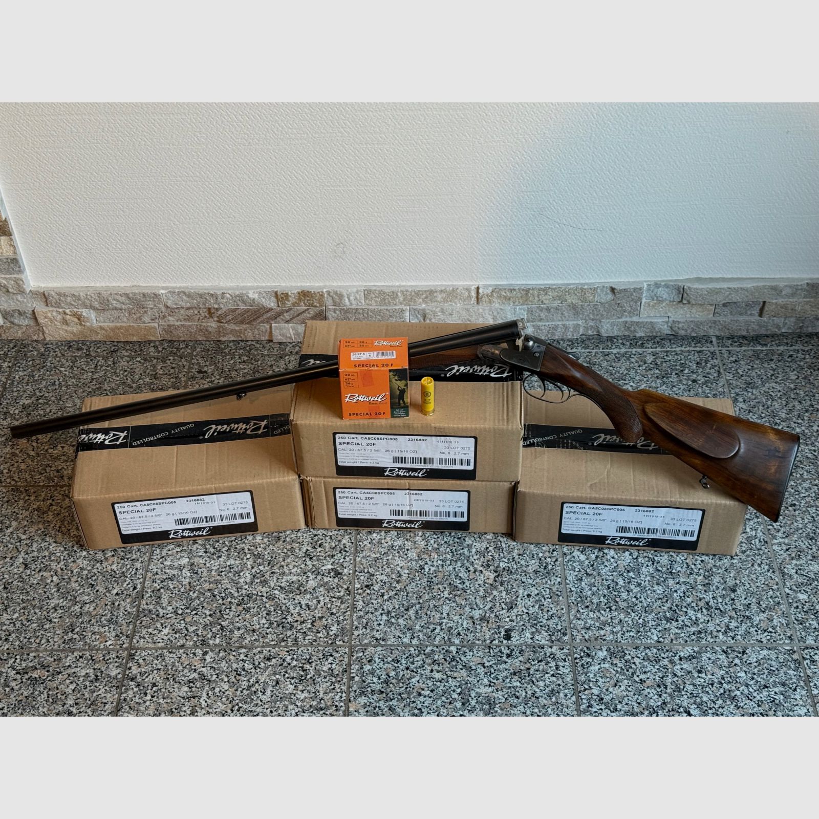 Sauer & Sohn Suhl Doppelflinte Kal. 20/70 – Top-Zustand inkl. 1.000 Schuss Jagdpatronen