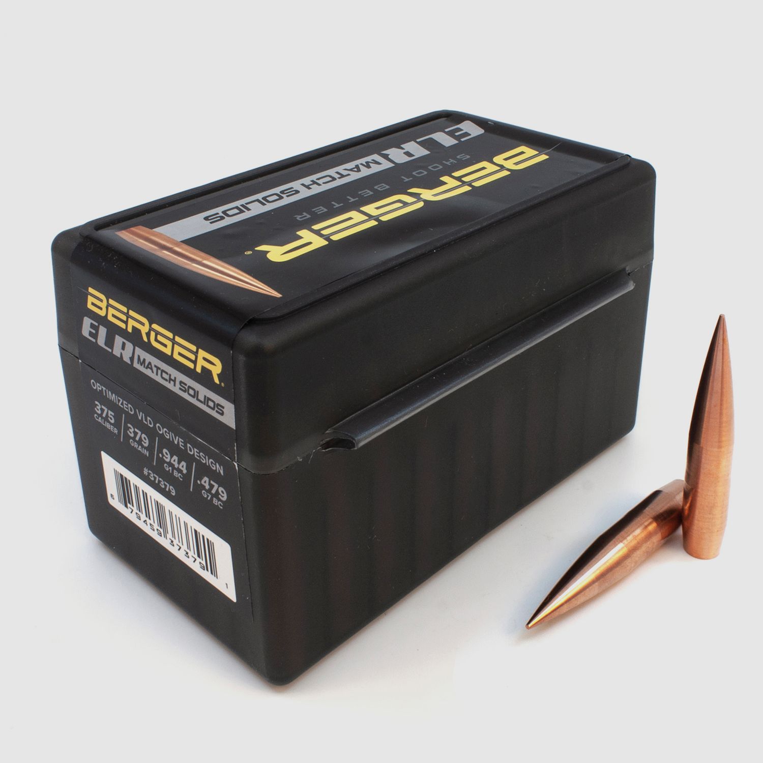 Berger Bullet .375 ELR Match Solid Bullets 379GR 50 Pieces