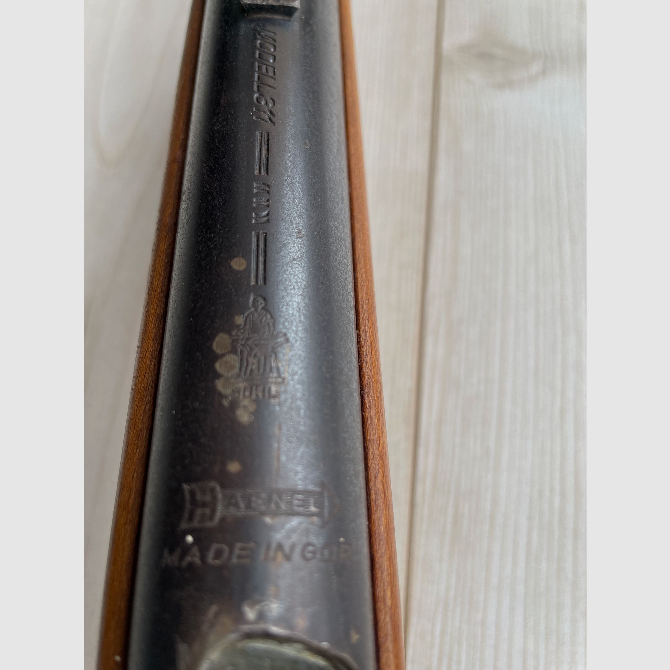 Haenel 311 air rifle with diopter, GDR