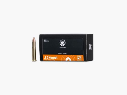 RWS .22 Hornet Match Jagd 3,0g/46gr