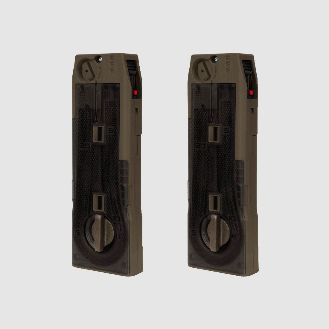 2x Planet Eclipse CF20 / 20 Schuss Magazin FSR (Earth Braun)