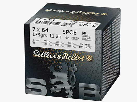 S&B 7×64 11.2g SPCE – 50 pcs