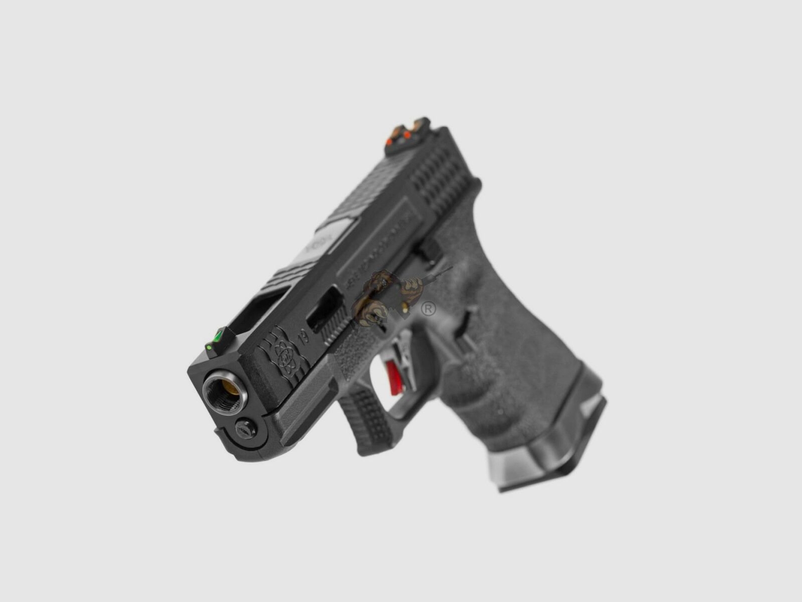 WE Custom 19 Metall Version Schwarz GBB -F-