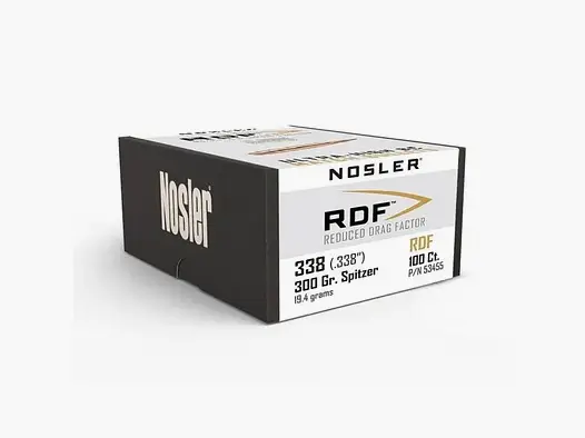 Proiettili Nosler RDF .338 cal, dia .338, 300grs