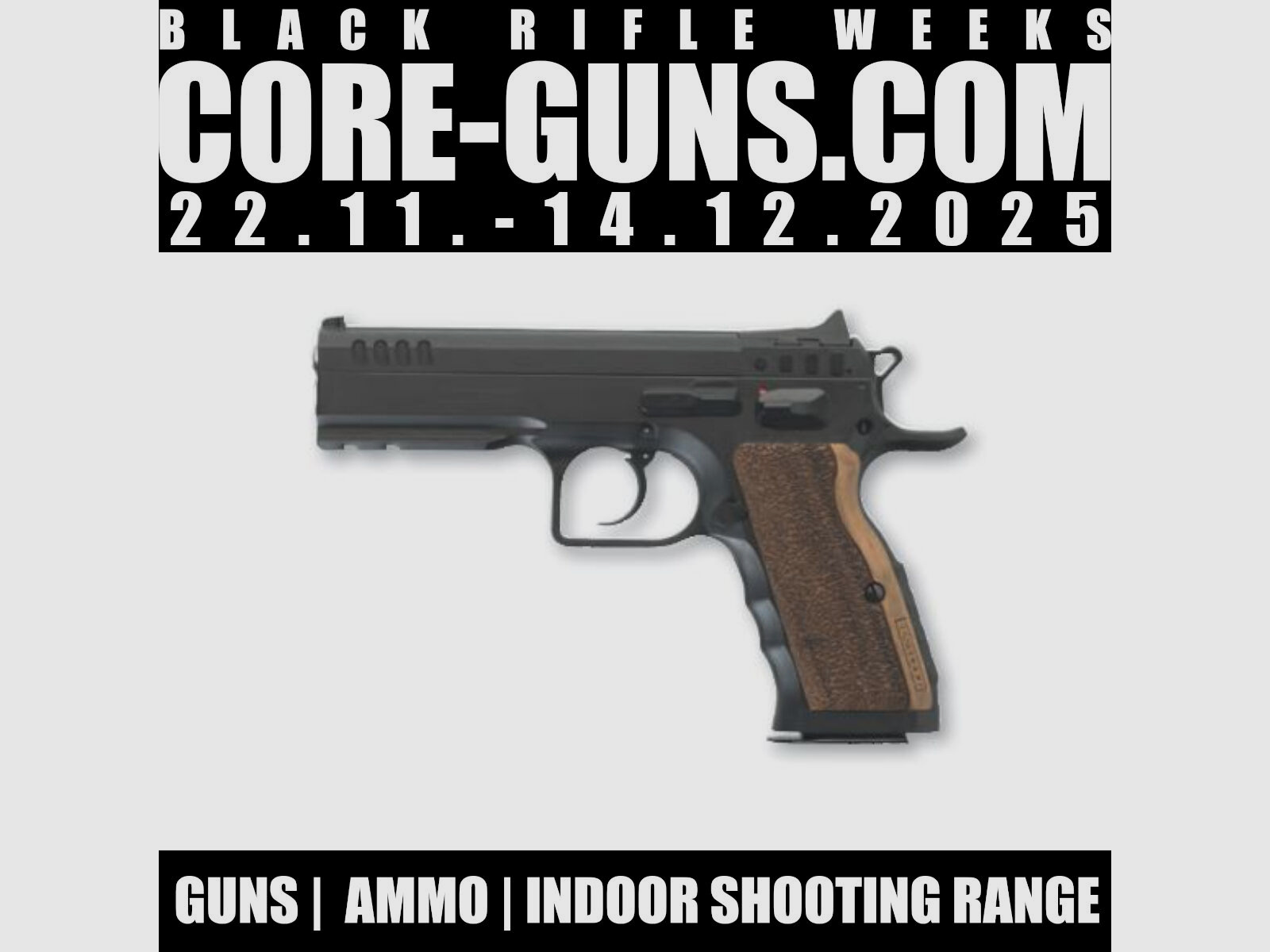 Tanfoglio Modèle Stock I, l'entrée dans la classe de production IPSC BLACK WEEKS DEAL
