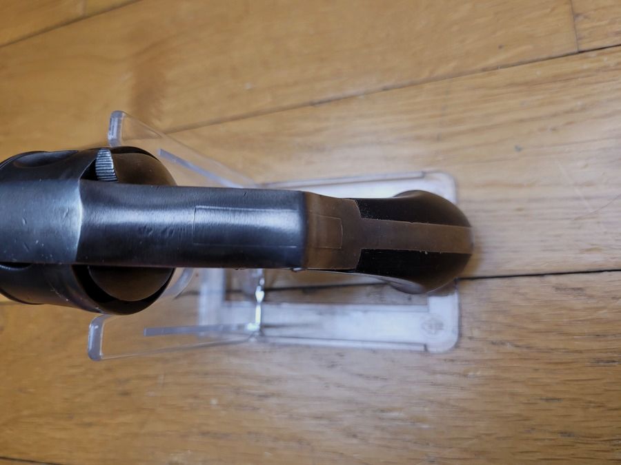 Seltener Bulldog-Revolver mit 5 Schüssen – seltenes Kaliber .450 – hammerless – schöne Mechanik – späte liegische Fertigung – sehr guter Zustand, Bild 6 von 14