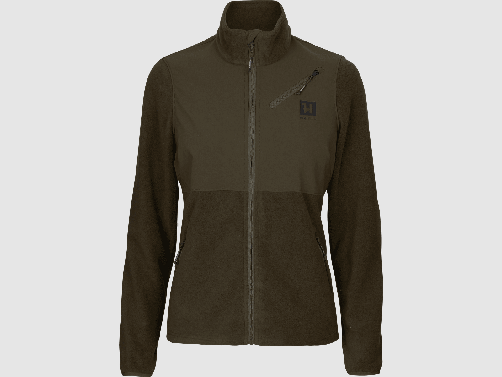 Härkila Fjell Fleece Jacket Mujer Hunting Green/Willow Green, S