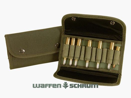 Custodia per cartucce in Cordura, lino, 10 cartucce a sfera