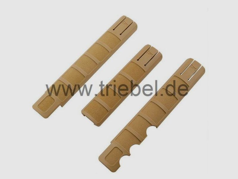 HECKLER & KOCH Tuning/Ersatzteil f. Langwaffe Handschutzpanel RAL8000 f. MR308/MR223   3er Set