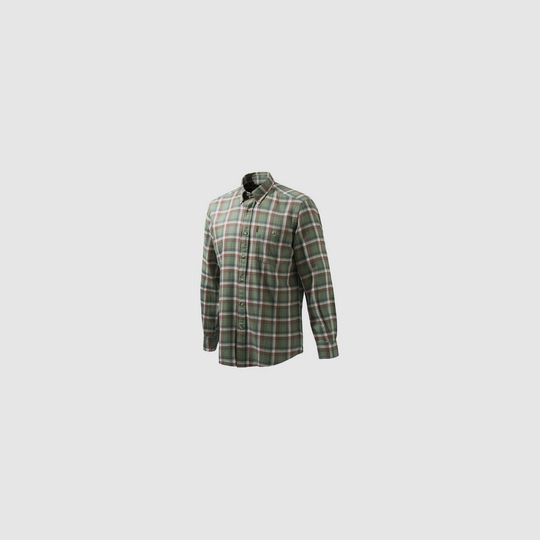 Beretta – Koszula Flanelowa w Kratę z Guzikami, zdjęcie 2 z 3