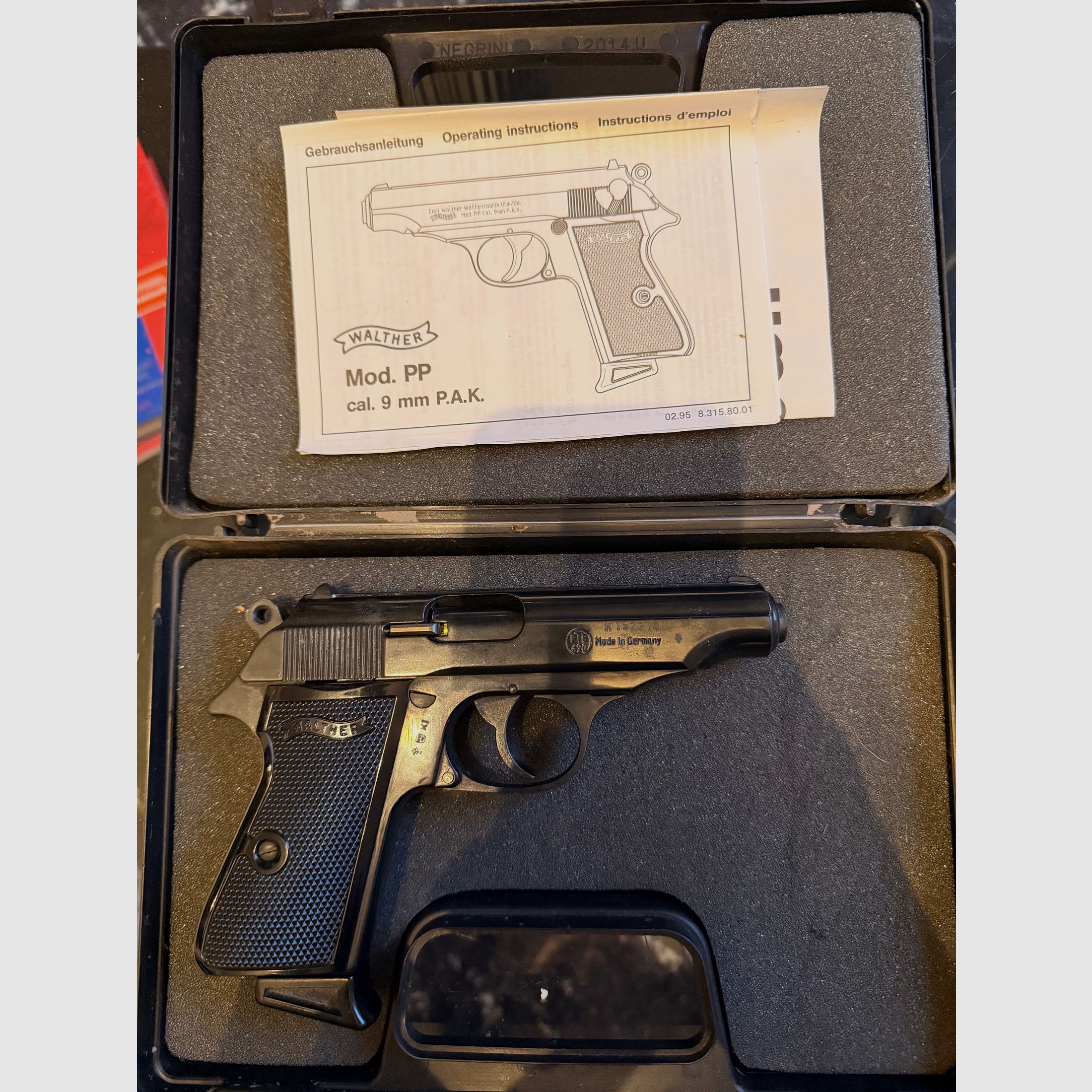 Walther PP 9mm PAK PTB 620