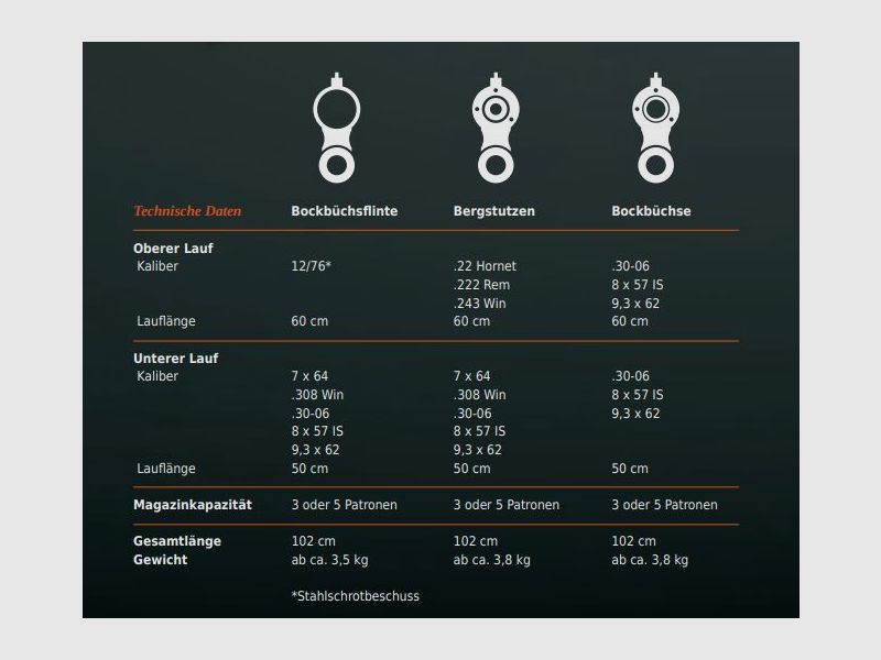 Innogun Hybrid-Repetierbockbüchsflinte-Standard, Bild 3 von 3
