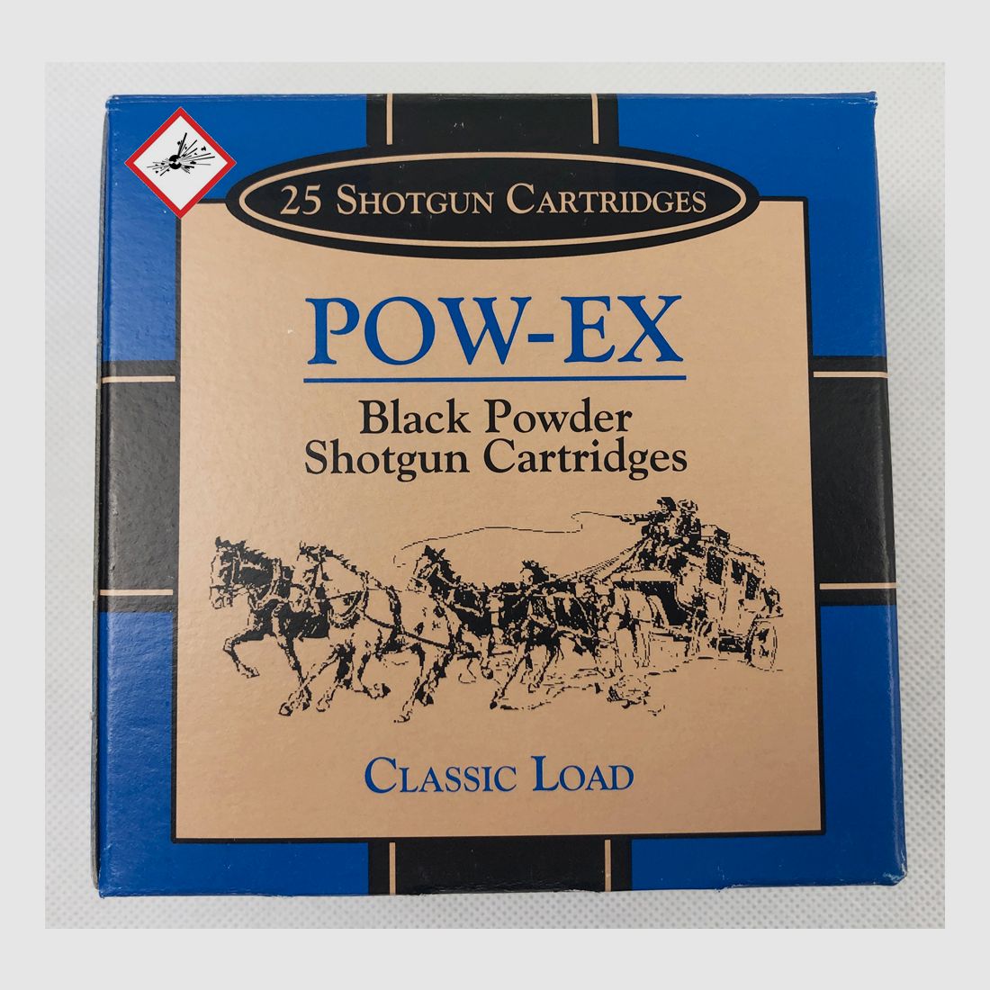 Pow-Ex Schwarzpulver Platzpatrone 12/70