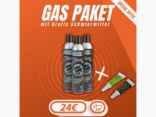 GreenGas Sparpaket mit Schmiermittel