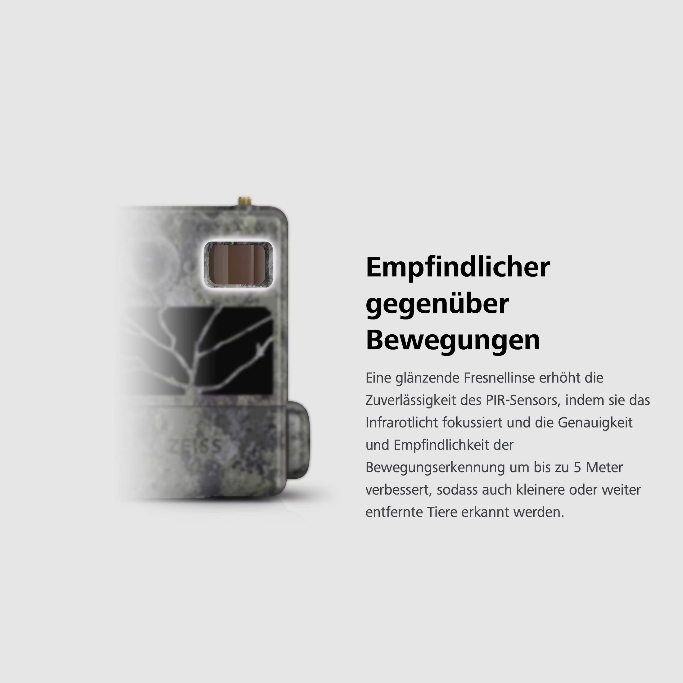 ZEISS Secacam 3 Wildkamera mit Sendefunktion 60 Grad Sehfeld 25m Blitzreichweite