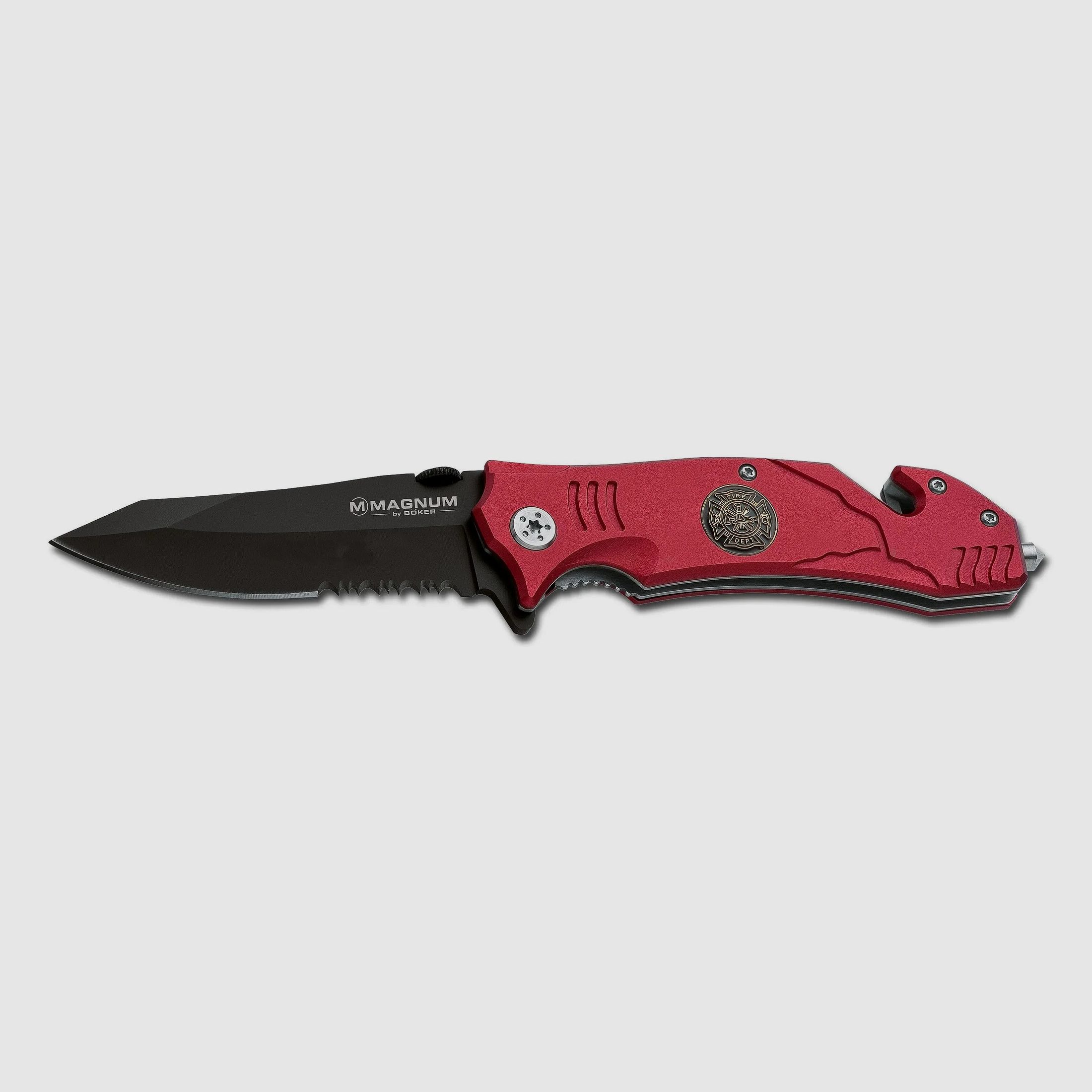 Magnum-Messer Magnum Taschenmesser Fire Fighter rot