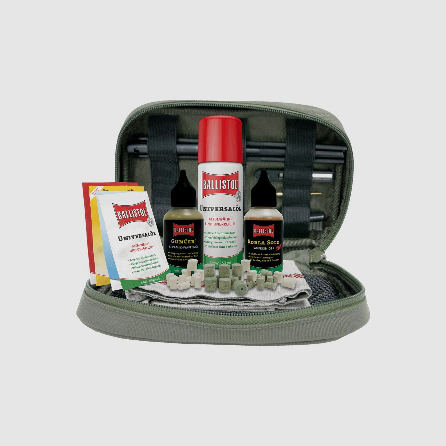 Kit Ballistol Waffenpflege in Reisetasche mit 44 Teilen, Bild 2 von 2