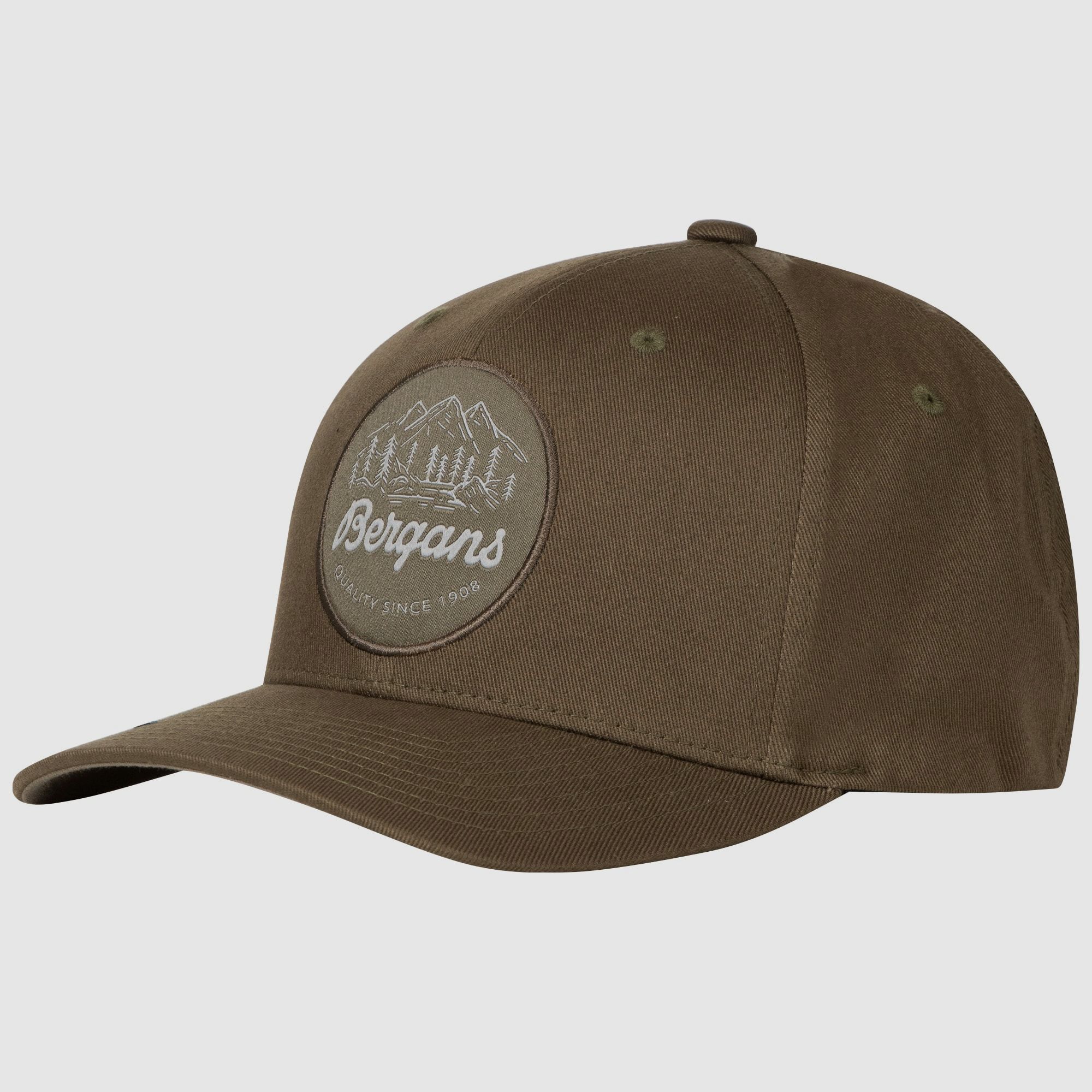 Bergans Nordmarka Epoch Flexfit Cap Green Mud L/XL