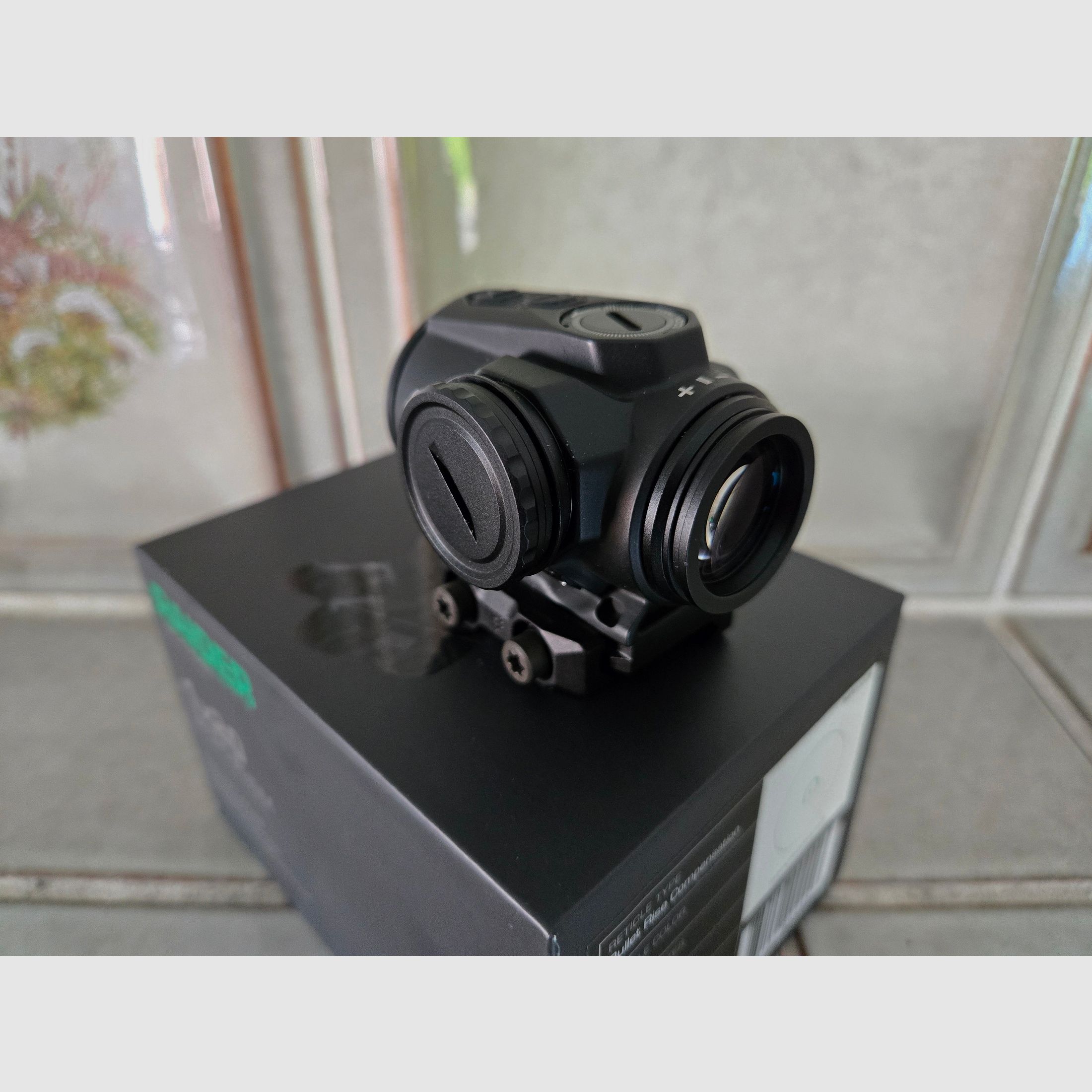 Swamp Fox RAIDER 1X Mikroprismen-Visier mit grünem BRC-Absehen, schwarz neuwertig Rechnung