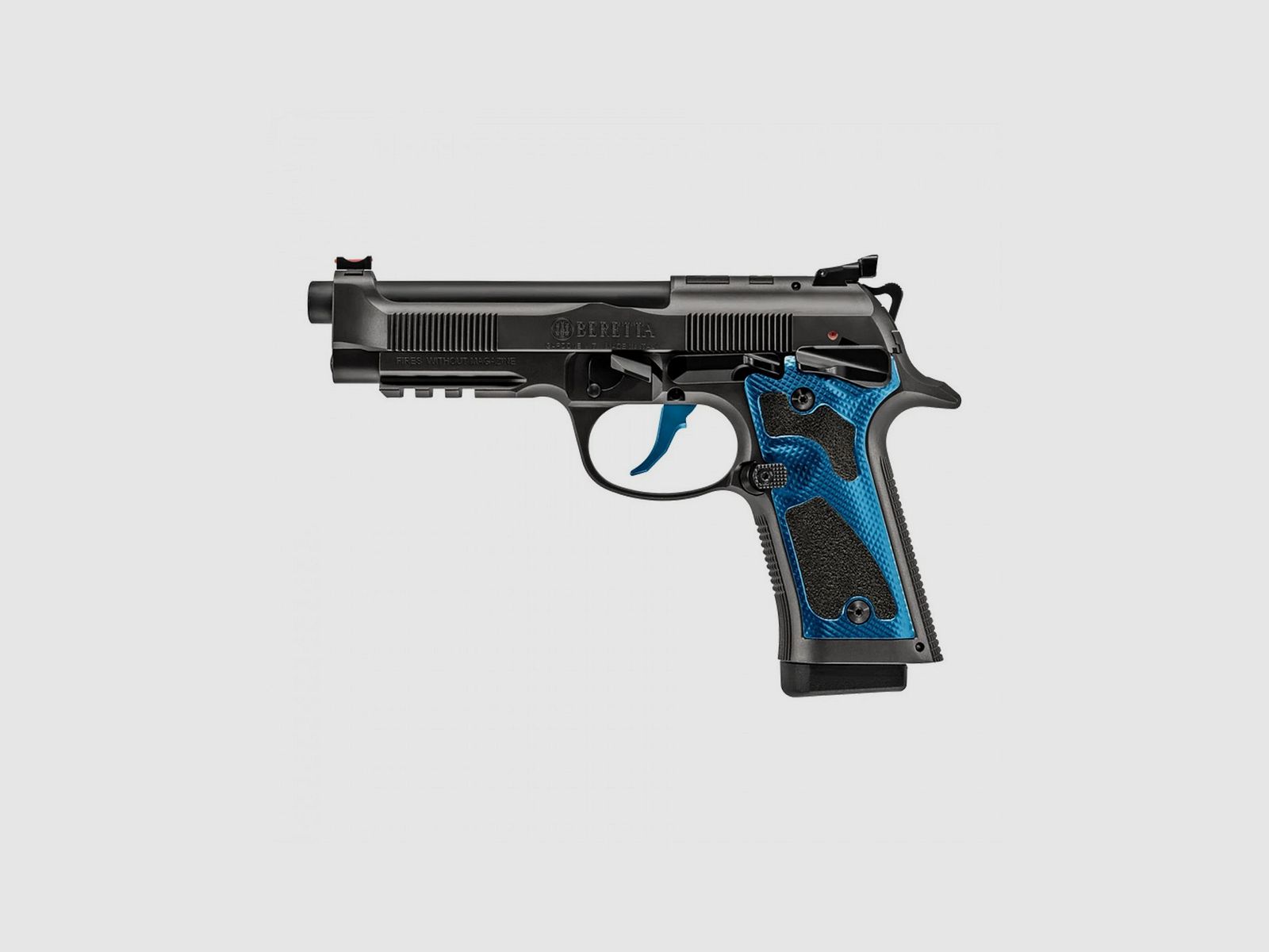 Beretta 92X Performance Optic Dark Series Blau Kal. 9x19mm, Bild 7 von 8