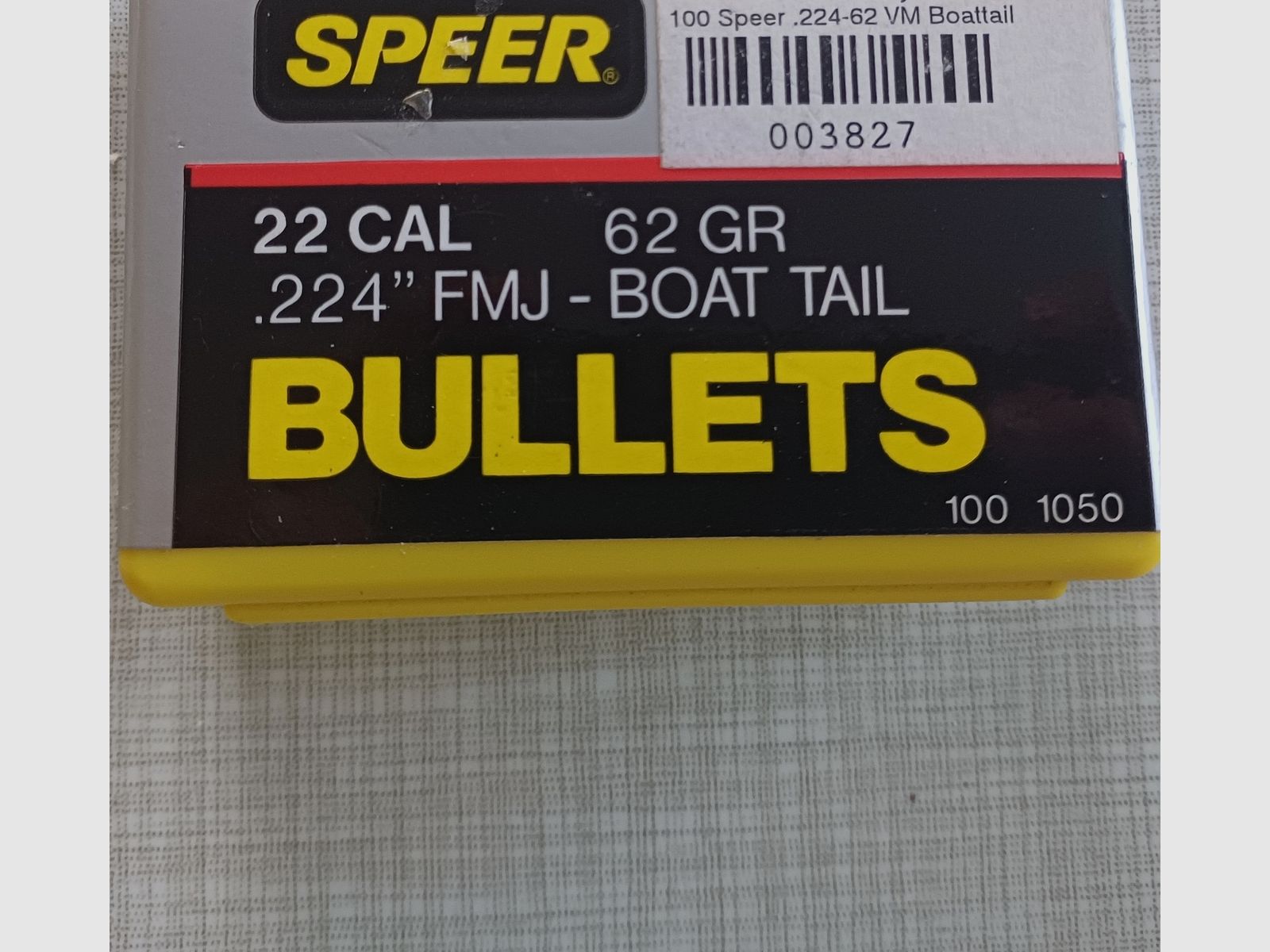 Geschosse .224 Vollmantel 80 Stück