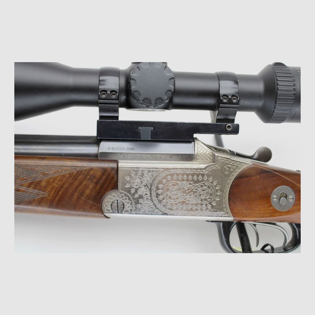 BBF Blaser ES mit Zeiss Conquest V6 mit Einstecklauf 16/70;6,5x57R;.222Rem