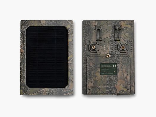 Solar panel for trail cameras