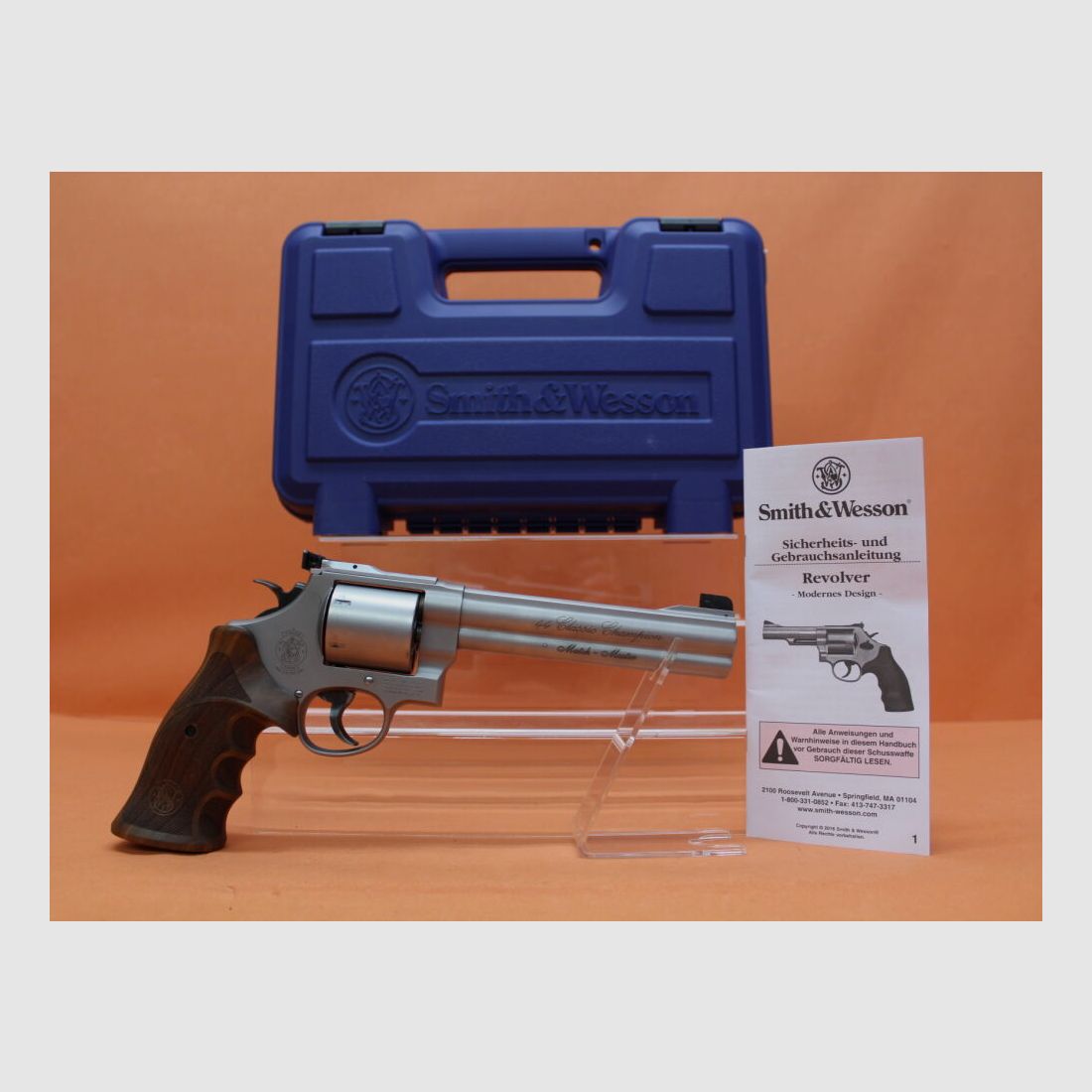 Smith & Wesson/ S&W Revolver .44RemMagnum Smith&Wesson/ S&W 629-6 Classic Champion Match Master" Stainless LPA