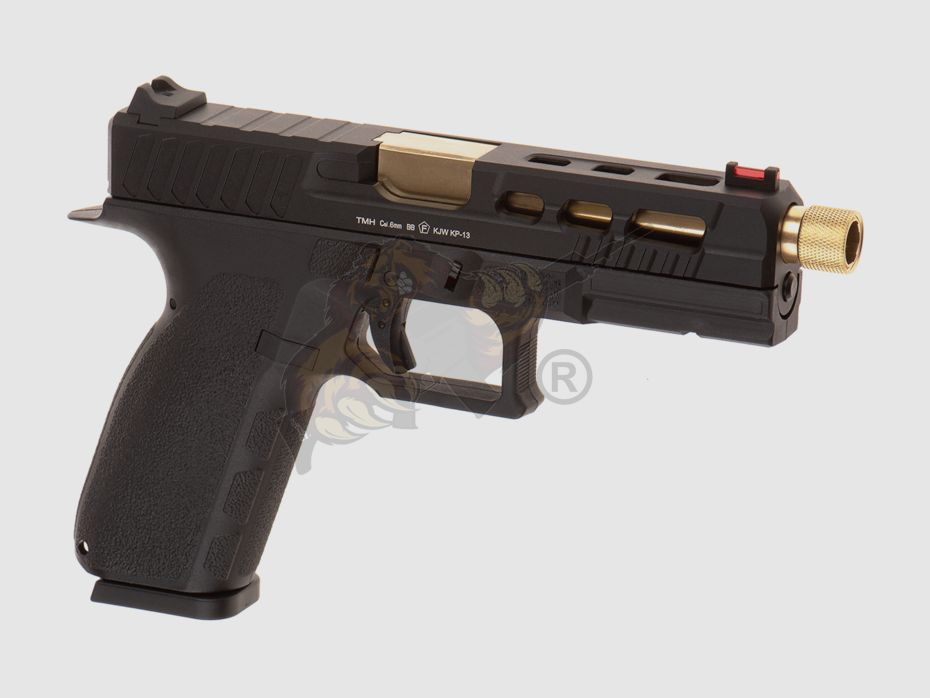 KJ Works KP-13 TBC Custom Metall Slide GBB Black -F-